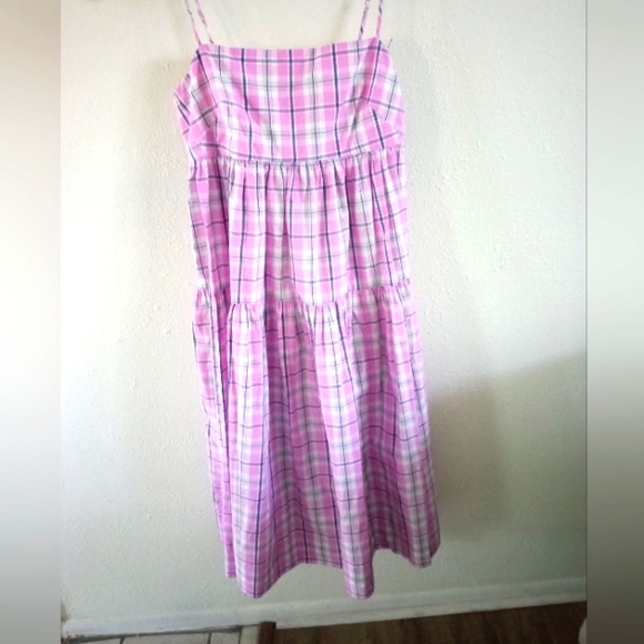 J. CREW Violet Tiered Poplin Sun Dress | 4 - Picture 5 of 11